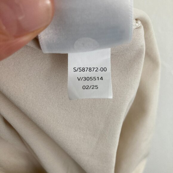 Athleta Stratosphere High Rise Wide Leg Pant Cream Walking Travel Size 3X - Picture 10 of 10